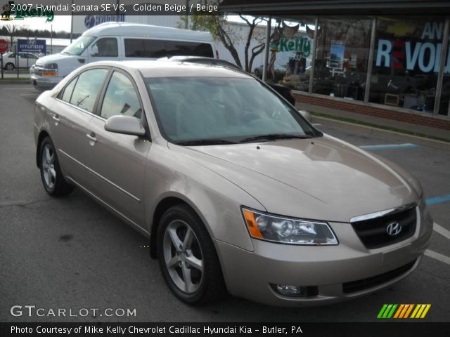 2007 Hyundai Sonata SE V6 in Golden Beige