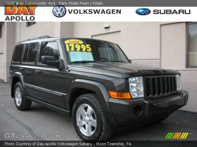 2006 Jeep Commander 4x4 in Dark Khaki Pearl