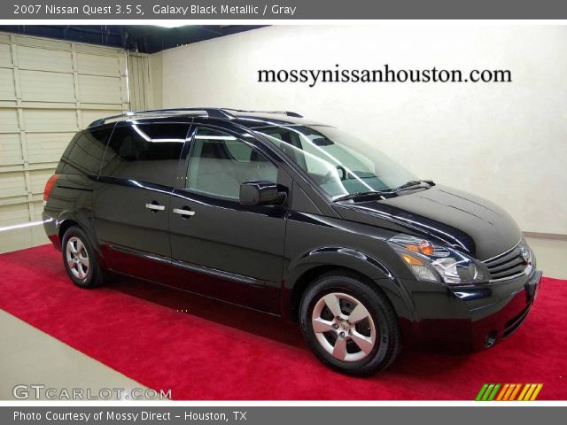 2007 Nissan Quest 3.5 S in Galaxy Black Metallic