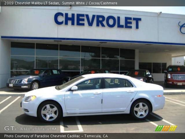 2009 Chevrolet Malibu LT Sedan in Summit White