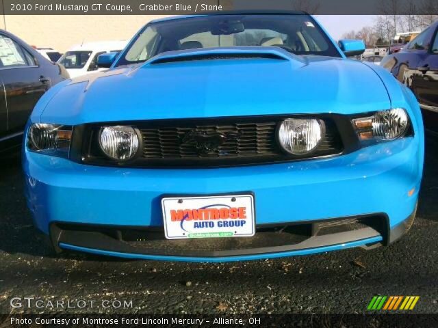 2010 Ford Mustang GT Coupe in Grabber Blue