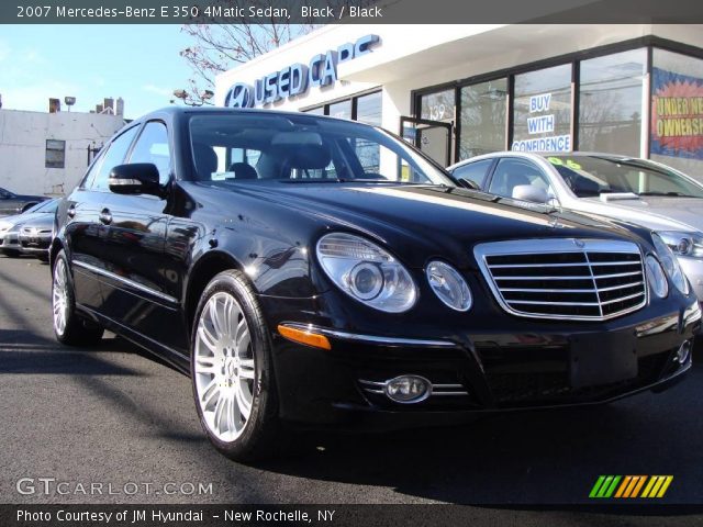 2007 Mercedes-Benz E 350 4Matic Sedan in Black