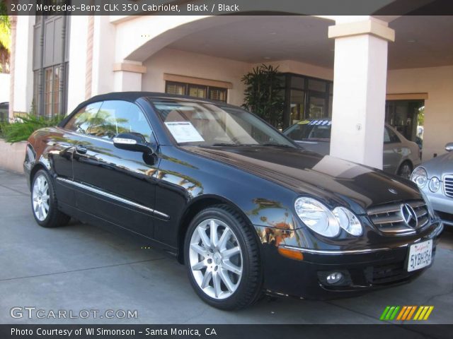 2007 Mercedes-Benz CLK 350 Cabriolet in Black