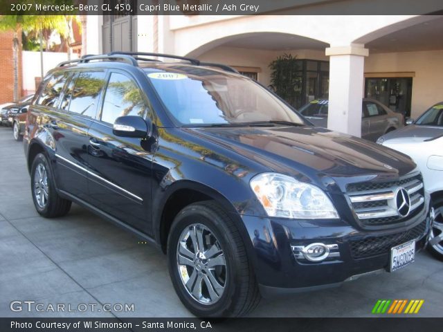 2007 Mercedes-Benz GL 450 in Capri Blue Metallic