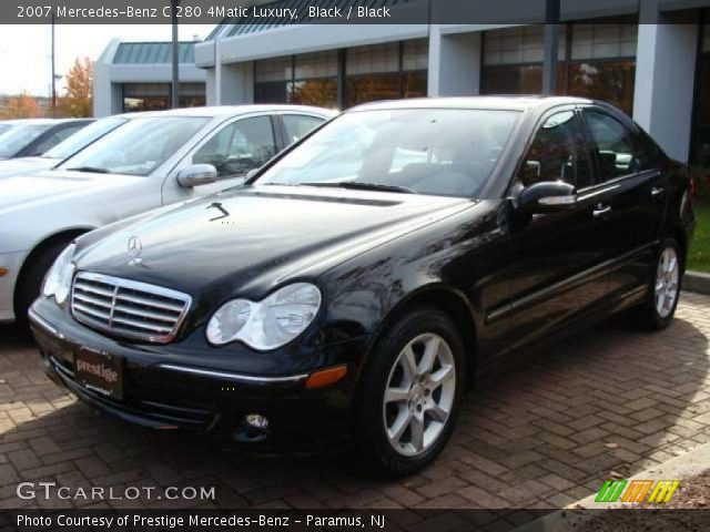 2007 Mercedes-Benz C 280 4Matic Luxury in Black