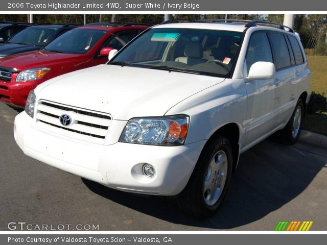 2006 Toyota Highlander Limited 4WD in Super White