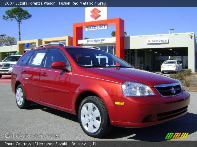 2007 Suzuki Forenza Wagon in Fusion Red Metallic