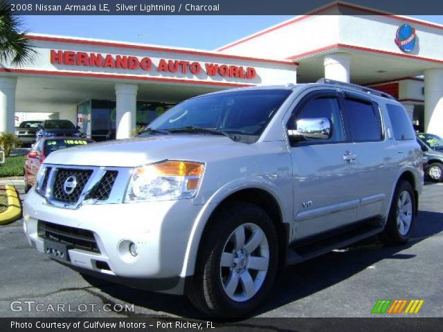 2008 Nissan Armada LE in Silver Lightning
