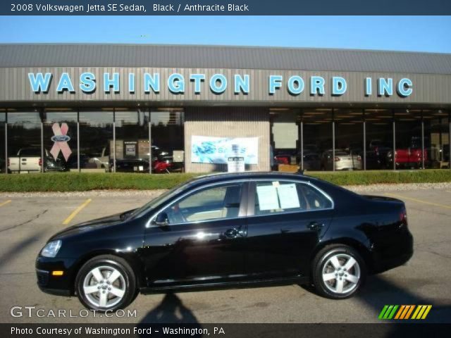 2008 Volkswagen Jetta SE Sedan in Black