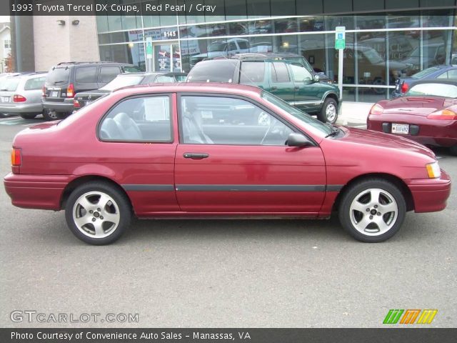 1993 Toyota Tercel DX Coupe in Red Pearl