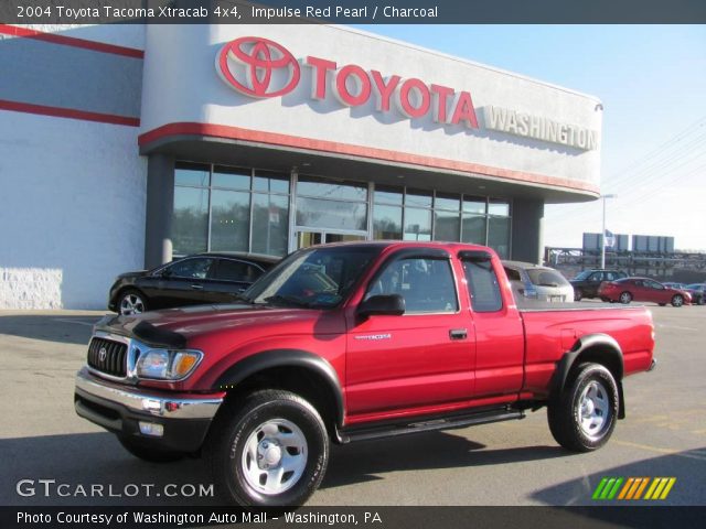 2004 Toyota Tacoma Xtracab 4x4 in Impulse Red Pearl