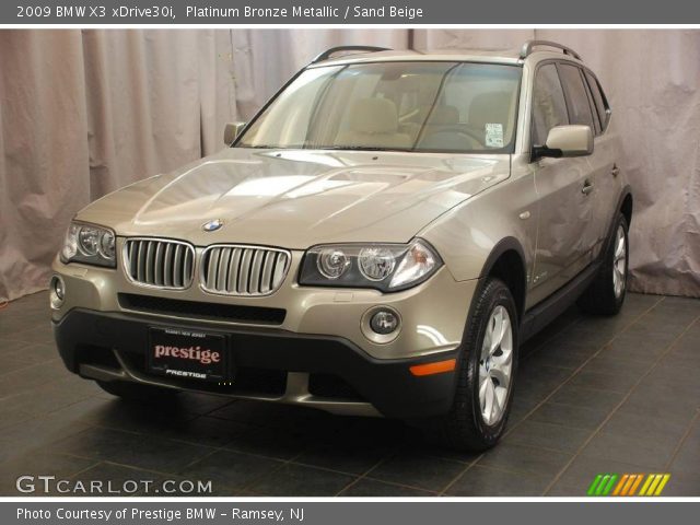 2009 BMW X3 xDrive30i in Platinum Bronze Metallic
