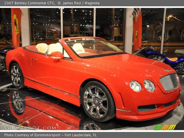 2007 Bentley Continental GTC  in St. James Red