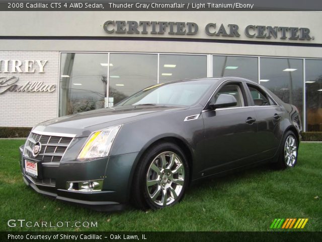 2008 Cadillac CTS 4 AWD Sedan in Thunder Gray Chromaflair