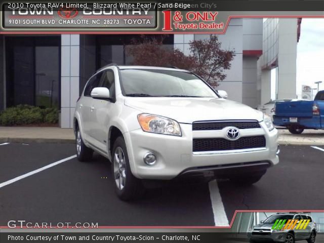 2010 Toyota RAV4 Limited in Blizzard White Pearl