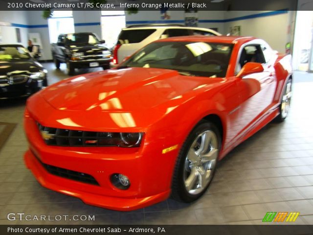 2010 Chevrolet Camaro LT/RS Coupe in Inferno Orange Metallic