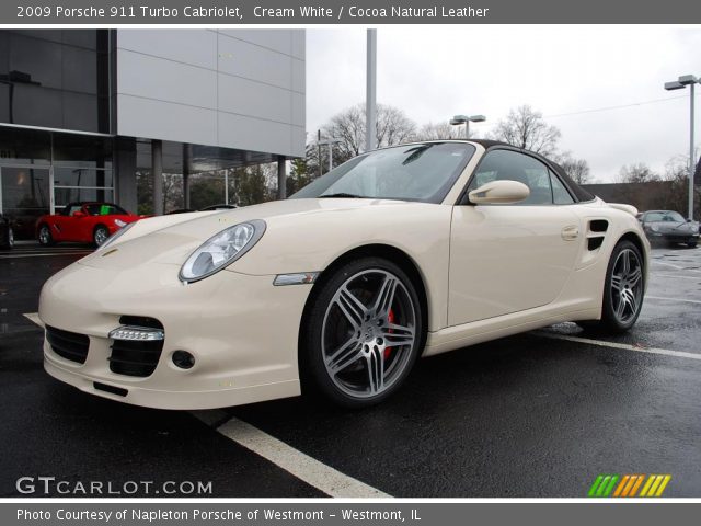 2009 Porsche 911 Turbo Cabriolet in Cream White