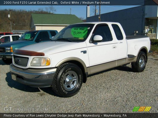 2000 Ford F150 Lariat Extended Cab in Oxford White
