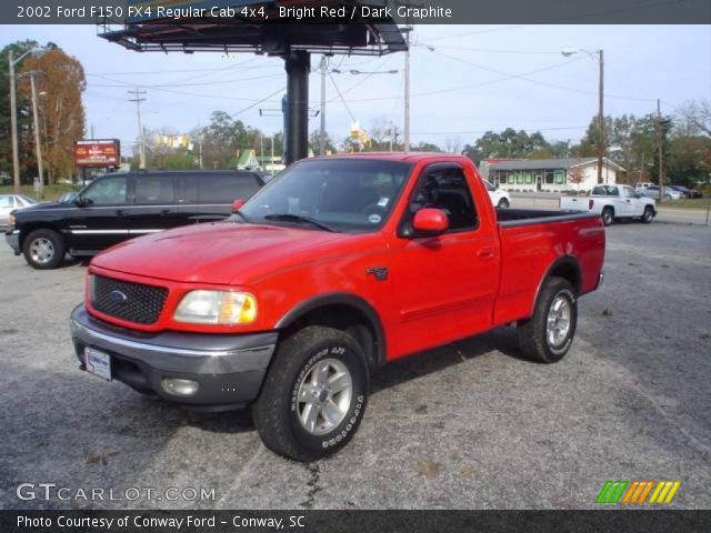 2002 Ford F150 FX4 Regular Cab 4x4 in Bright Red