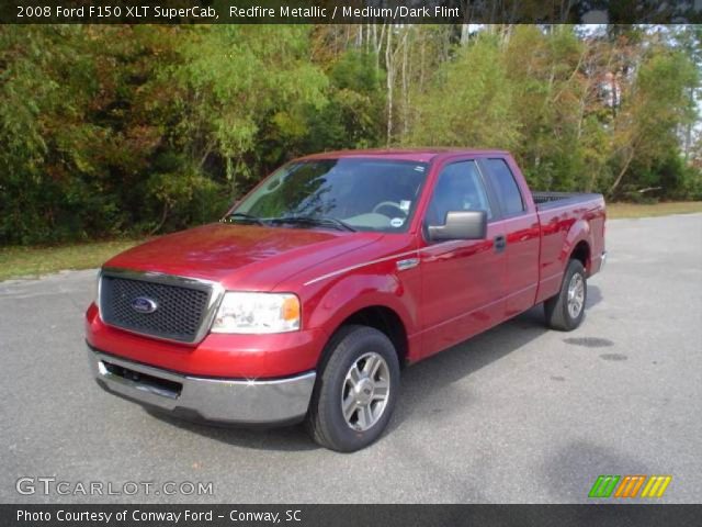 2008 Ford F150 XLT SuperCab in Redfire Metallic