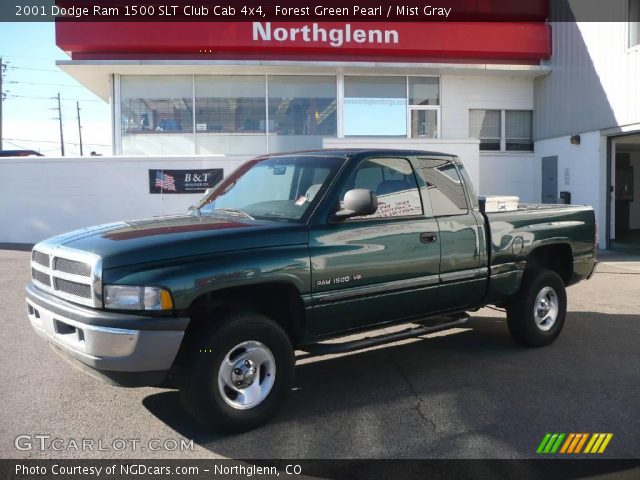 2001 Dodge Ram 1500 SLT Club Cab 4x4 in Forest Green Pearl