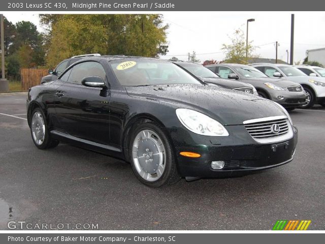 2003 Lexus SC 430 in Midnight Pine Green Pearl