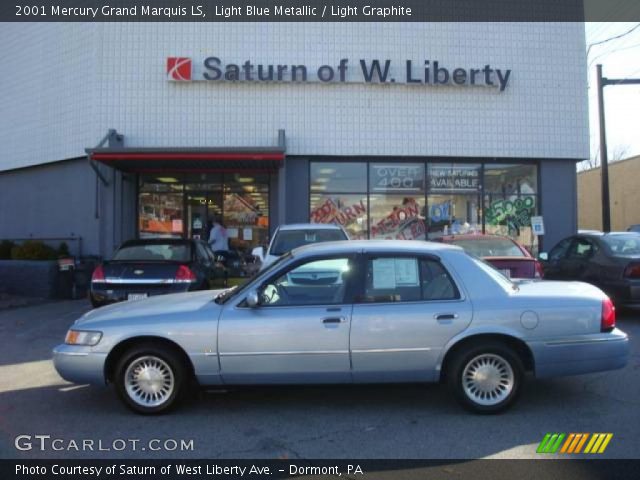 2001 Mercury Grand Marquis LS in Light Blue Metallic