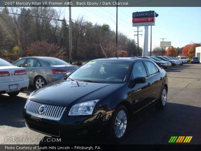 2007 Mercury Milan V6 Premier AWD in Black Ebony