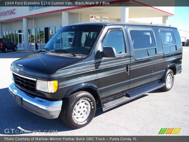 1994 Ford Econoline E150 Custom Van in Black/Mark III