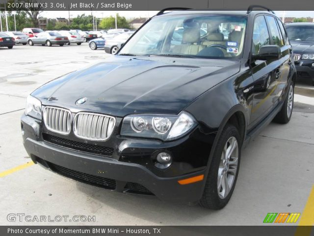 2007 BMW X3 3.0si in Jet Black