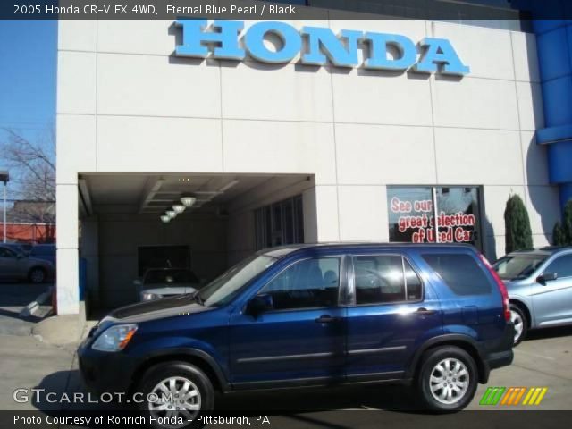 2005 Honda CR-V EX 4WD in Eternal Blue Pearl