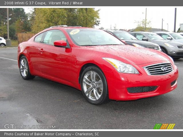 2008 Infiniti G 37 Coupe in Vibrant Red