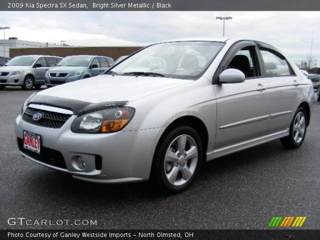 2009 Kia Spectra SX Sedan in Bright Silver Metallic