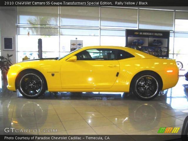 2010 Chevrolet Camaro SS Coupe Transformers Special Edition in Rally Yellow