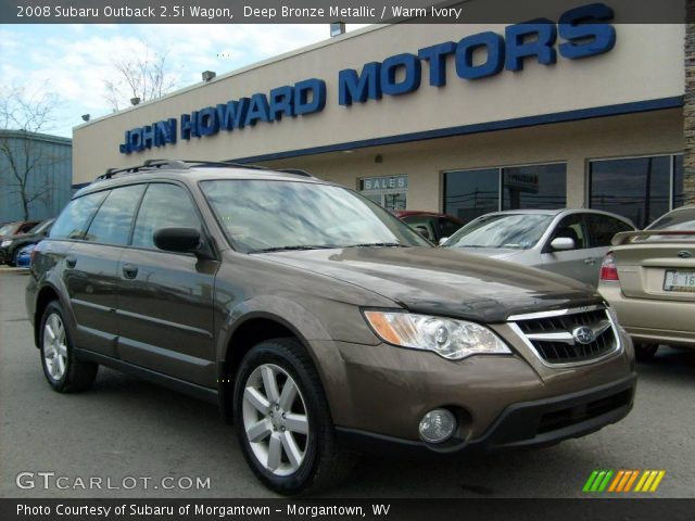 2008 Subaru Outback 2.5i Wagon in Deep Bronze Metallic