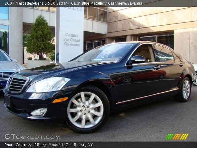 2007 Mercedes-Benz S 550 Sedan in Capri Blue Metallic