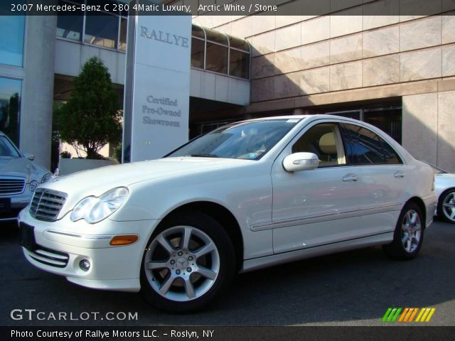 2007 Mercedes-Benz C 280 4Matic Luxury in Arctic White