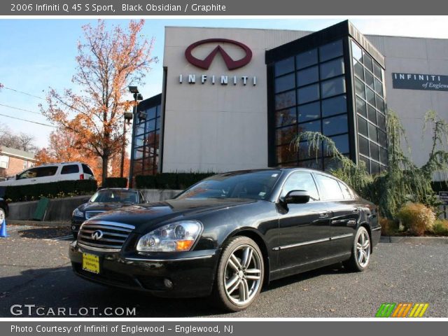 2006 Infiniti Q 45 S Sport in Black Obsidian