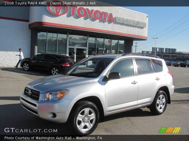 2008 Toyota RAV4 4WD in Classic Silver Metallic