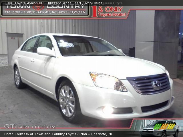 2008 Toyota Avalon XLS in Blizzard White Pearl