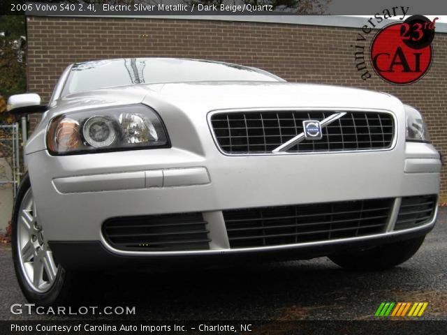 2006 Volvo S40 2.4i in Electric Silver Metallic