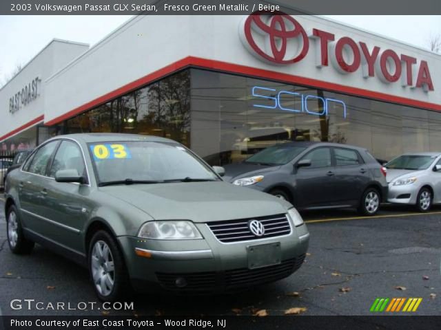 2003 Volkswagen Passat GLX Sedan in Fresco Green Metallic