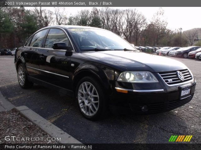 2003 Volkswagen Passat W8 4Motion Sedan in Black