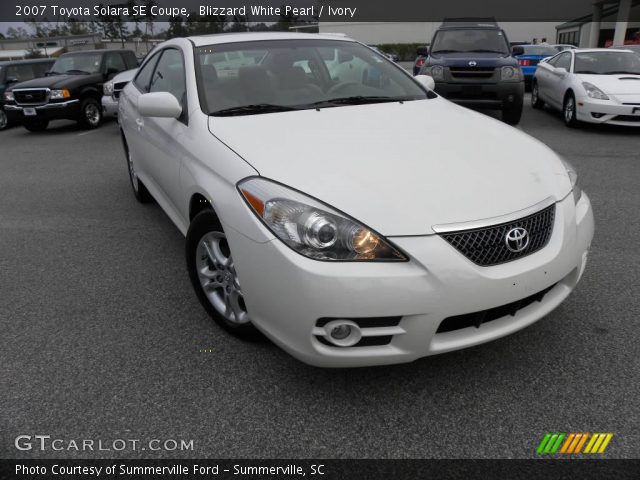 2007 Toyota Solara SE Coupe in Blizzard White Pearl