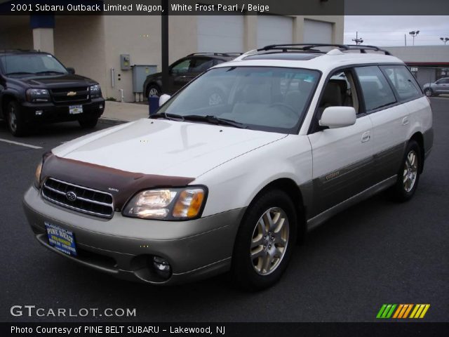 2001 Subaru Outback Limited Wagon in White Frost Pearl