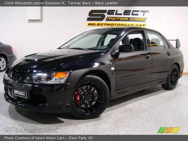 2006 Mitsubishi Lancer Evolution IX in Tarmac Black