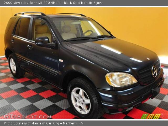 2000 Mercedes-Benz ML 320 4Matic in Black Opal Metallic