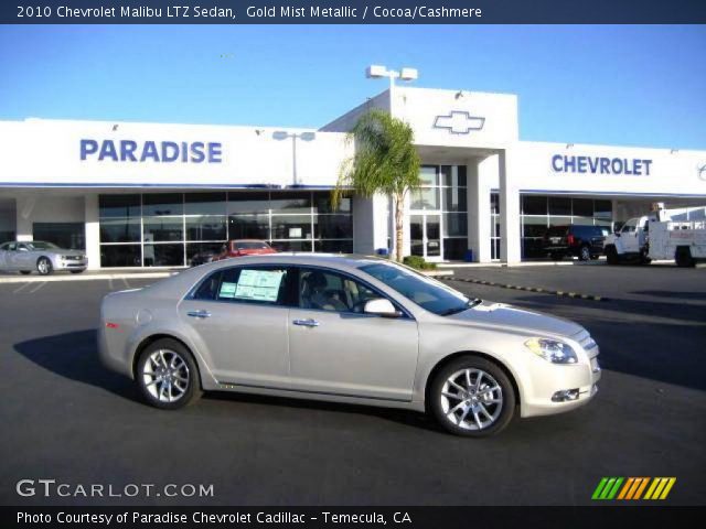 2010 Chevrolet Malibu LTZ Sedan in Gold Mist Metallic