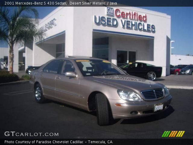 2001 Mercedes-Benz S 430 Sedan in Desert Silver Metallic