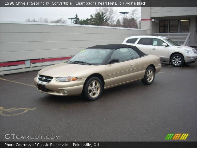 1998 Chrysler Sebring JXi Convertible in Champagne Pearl Metallic